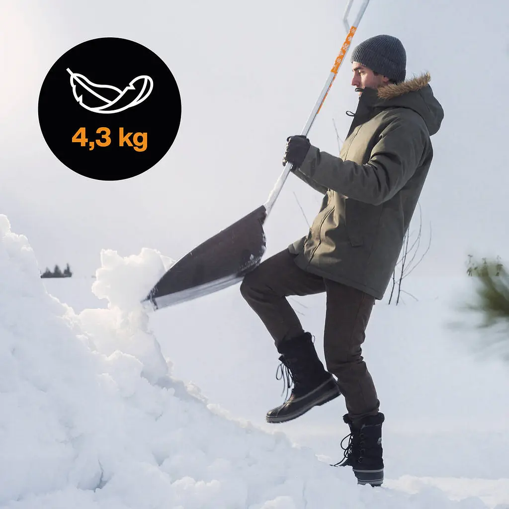 Скрепер-волокуша для прибирання снігу Fiskars SnowXpert (1003470) - фото 3