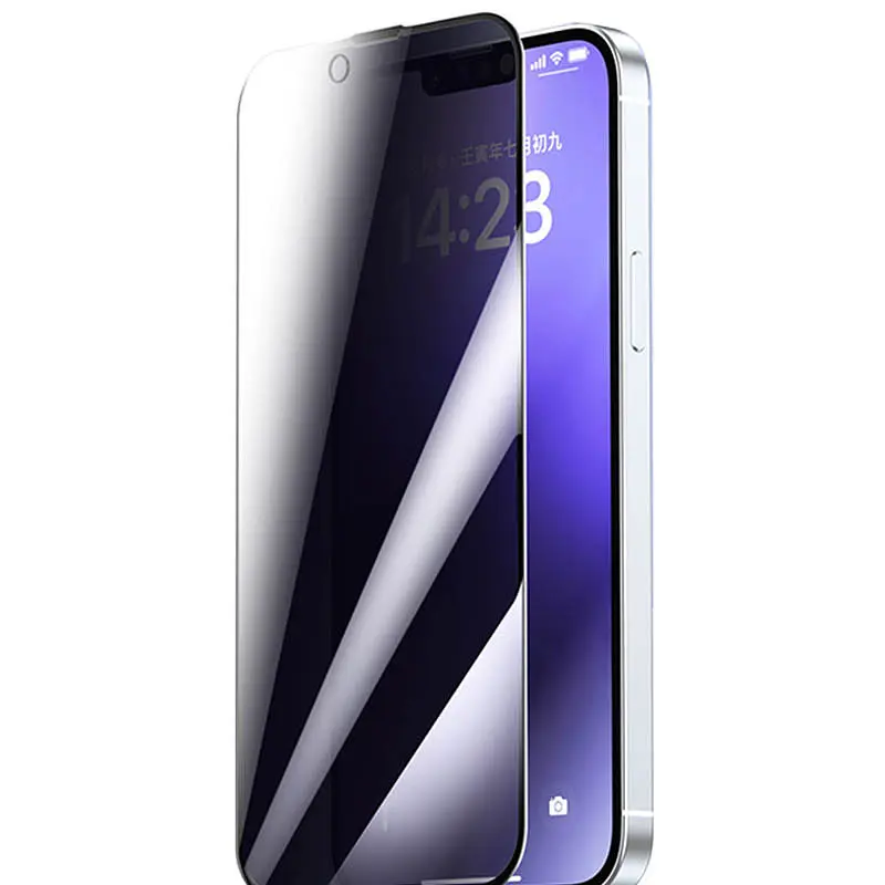 Захисне скло 3D Privacy (GL-27) для Apple iPhone 14 Pro Max (6.7") Чорний Remax teh0031786 - фото 5