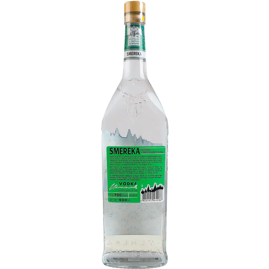 Уцінка. Горілка Smereka Джерельна 40% 0.7 л  - фото 4