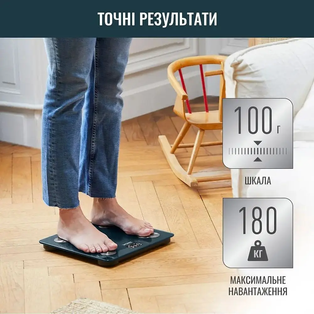 Ваги підлогові Tefal Goodvibes Life+ (BM9620S1) - фото 6