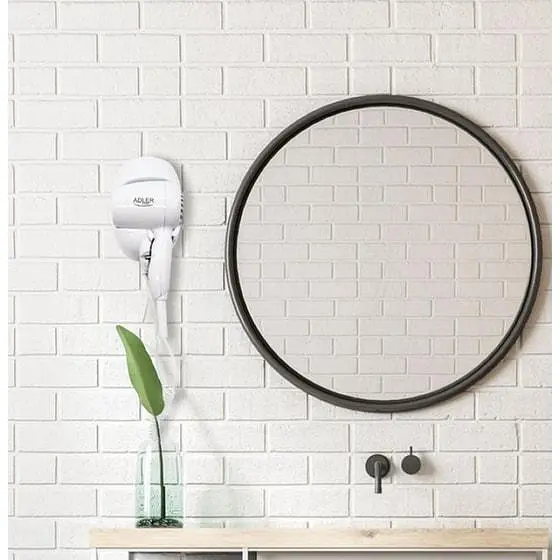 Фен Adler AD 2252 с креплением на стене 1600 Вт концентратор 2 скорости компактный 1 шт. белый (33705-IS) - фото 5