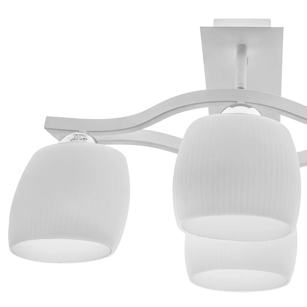 Люстра потолочная Brille в спальню E14 60W WH (BR-01462C/4) - фото 6