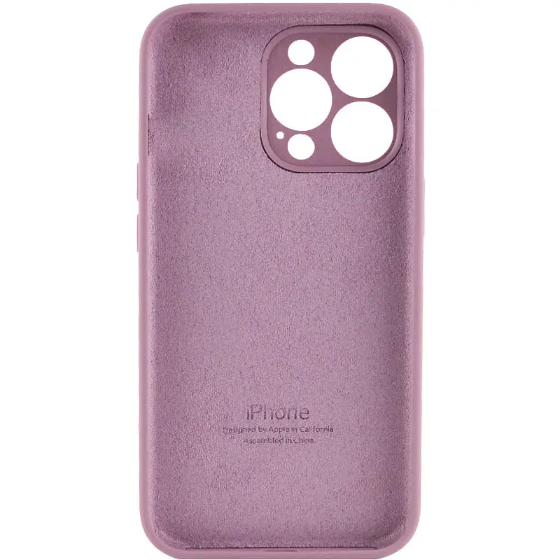 Чохол Silicone Case Full Camera Protective (AA) для Apple iPhone 13 Pro (6.1) Ліловий / Lilac Pride - фото 2