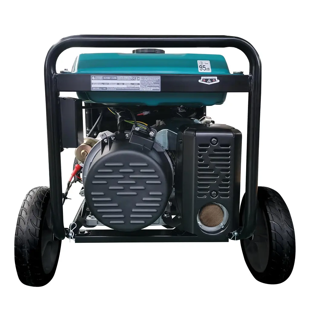 Konner & Sohnen Генератор інверторний бензиновий KS 8100iE 1/3 ATSR 230/400В 8/8.5кВт АВР(ATS) електростартер 68кг - фото 6