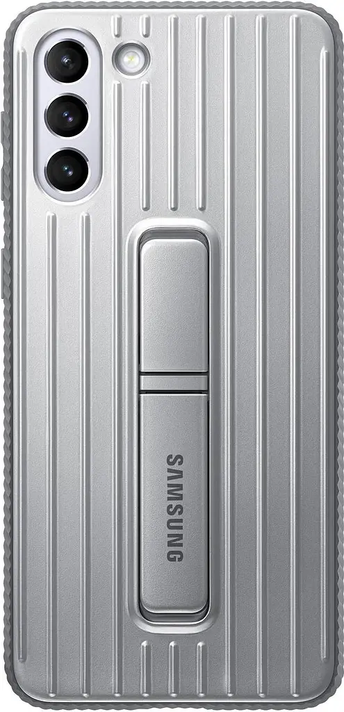 Чохол оригінальний із підставкою Official Protective Rugged Standing Cover EF-RG996CJEGRU для Samsung Galaxy S21 Plus Silver