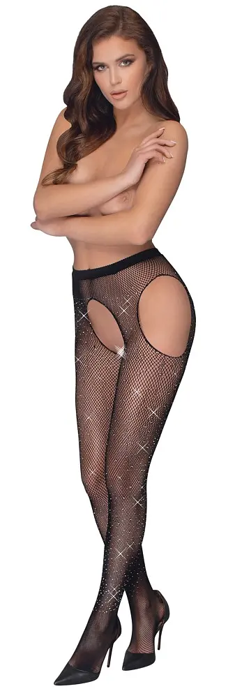 Колготки - 2530295 Cottelli Collection Sex Tights S-L - фото 3