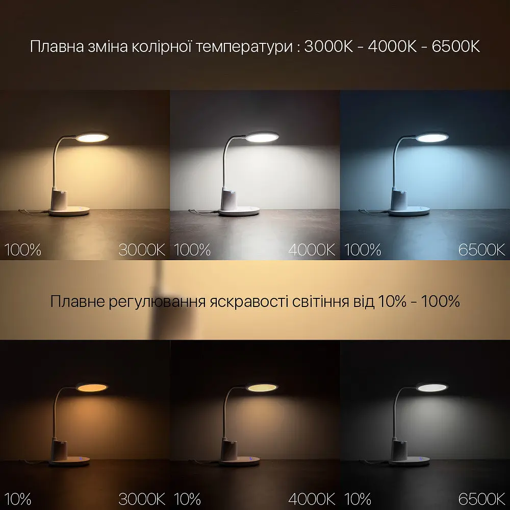 Світильник настільний LED JUNIOR 10W 3000-6500К рожевий Violux ( 530401 ) - фото 7