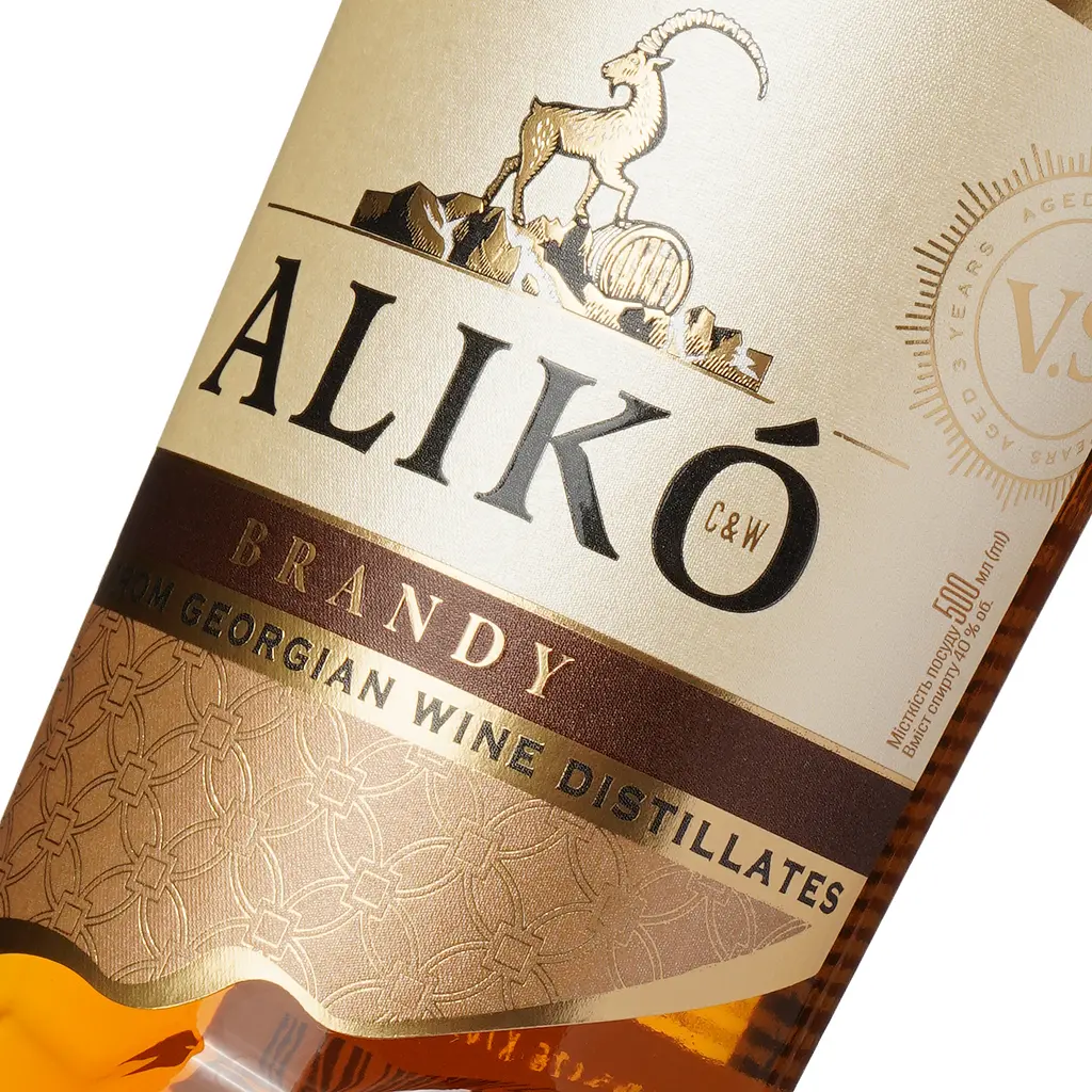 Коньяк Aliko 3 зірки 40% 0.5 л - фото 5