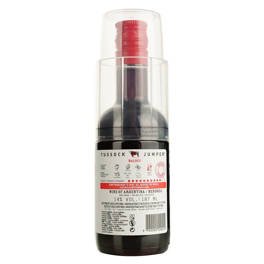 Вино Tussock Jumper Malbec червоне сухе 0.187 л - фото 2