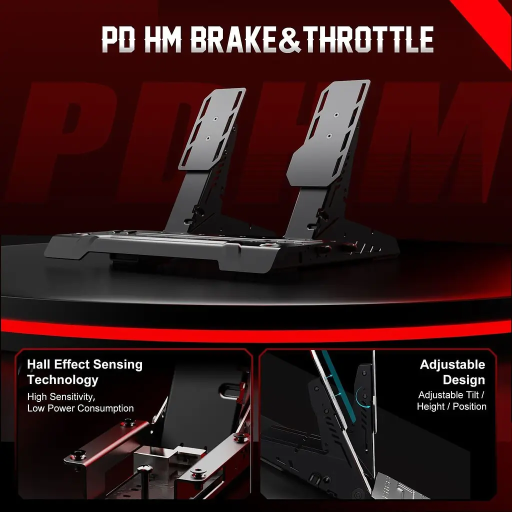 Кермо і педалі PXN V10 Ultra Bundle for PS4/XBOX/Xbox Series X|S/PC - фото 11