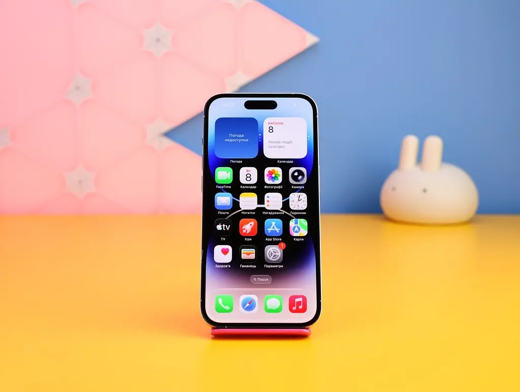 Смартфон Apple iPhone 14 Pro 128GB Silver (MQ023) Б/У [177430] - фото 2