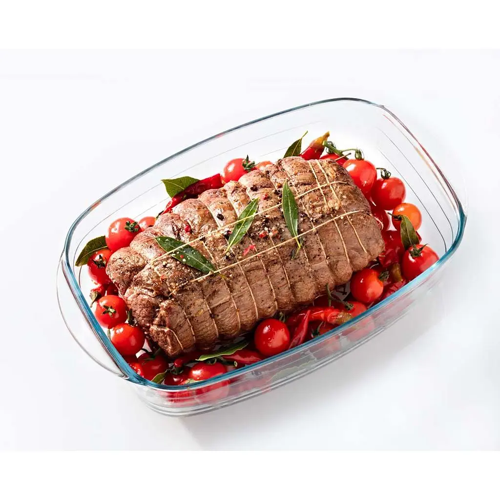 Кастрюля для запекания с крышкой O Cuisine прямоугольная 32х22 см 4.4 + 2.3 л (6326618) - фото 3