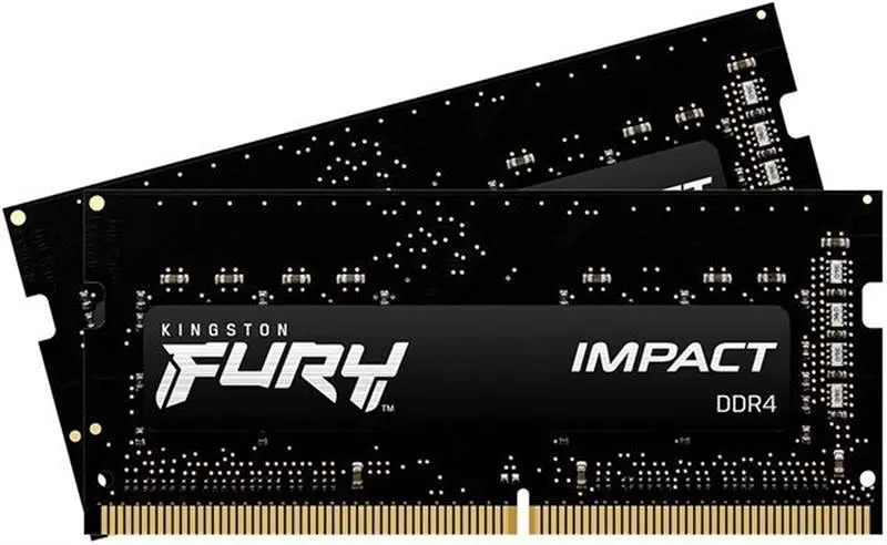 Модуль памятi SO-DIMM DDR4 2x16GB/3200 Kingston Fury Impact (KF432S20IBK2/32) - фото 2