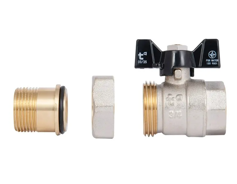 Кран кульовий Thermo Alliance "Американка" Base 3/4" ВЗ прямий, PN40, метелик SD221W20 - фото 6