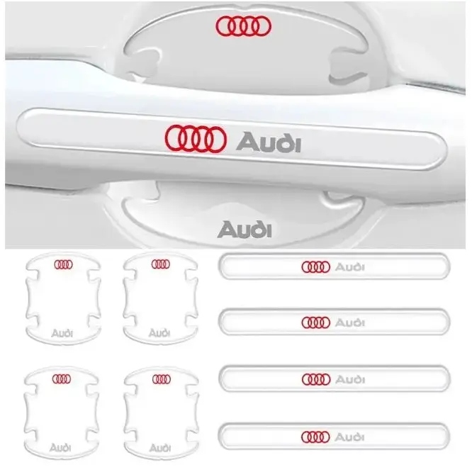 Комплект захисних плівок Нано під ручки авто (відбійник на дверях) Audi 8 шт - фото 7