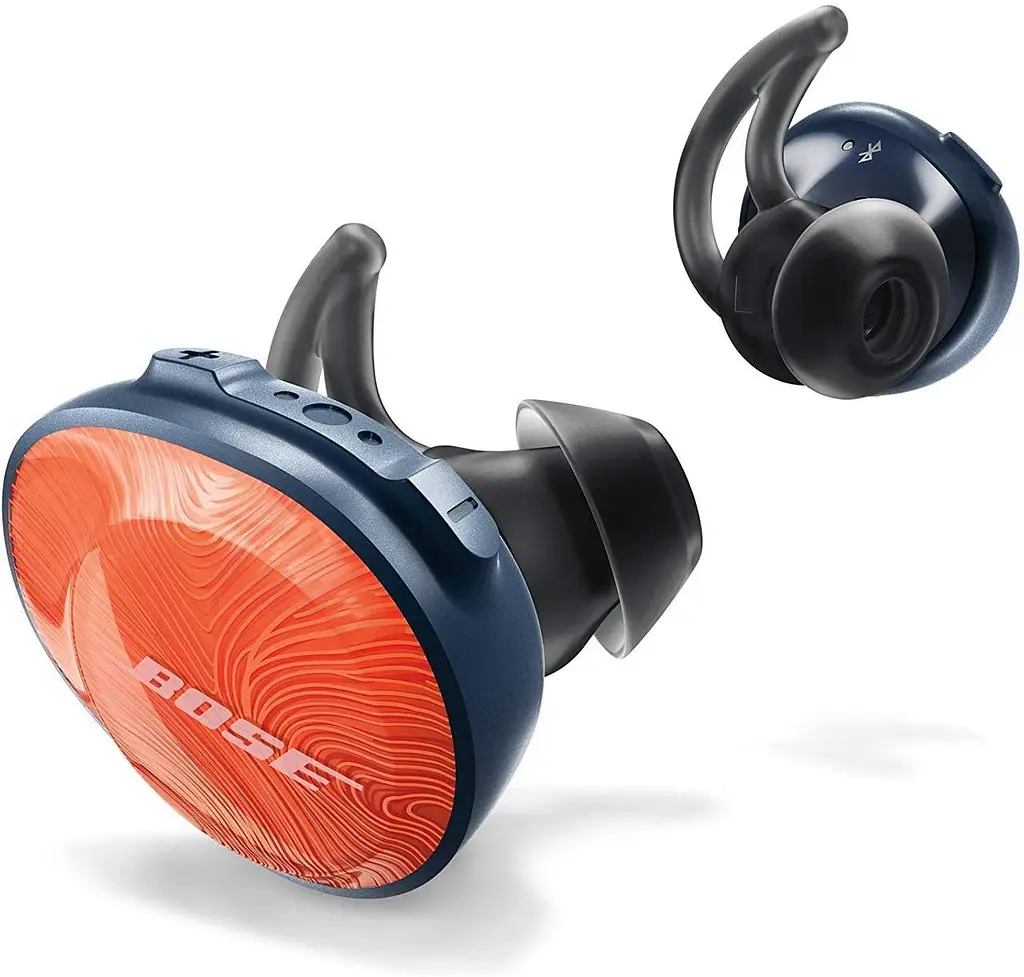Наушники Bose SoundSport Free Wireless Headphones Orange/Blue (774373-0030) - фото 3