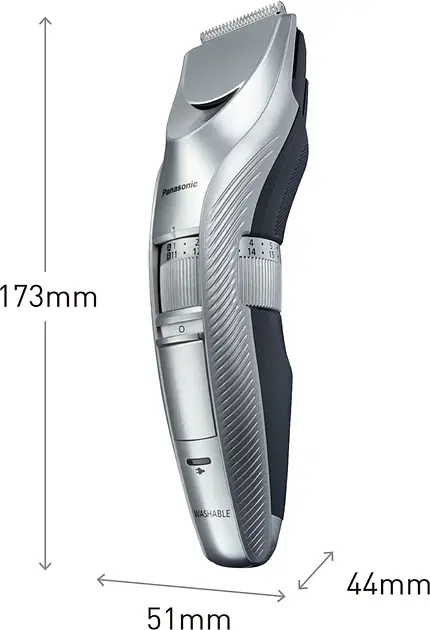 Тример Panasonic для бороди, вусів і голови сріблястий (ER-GC71-S520) - фото 3