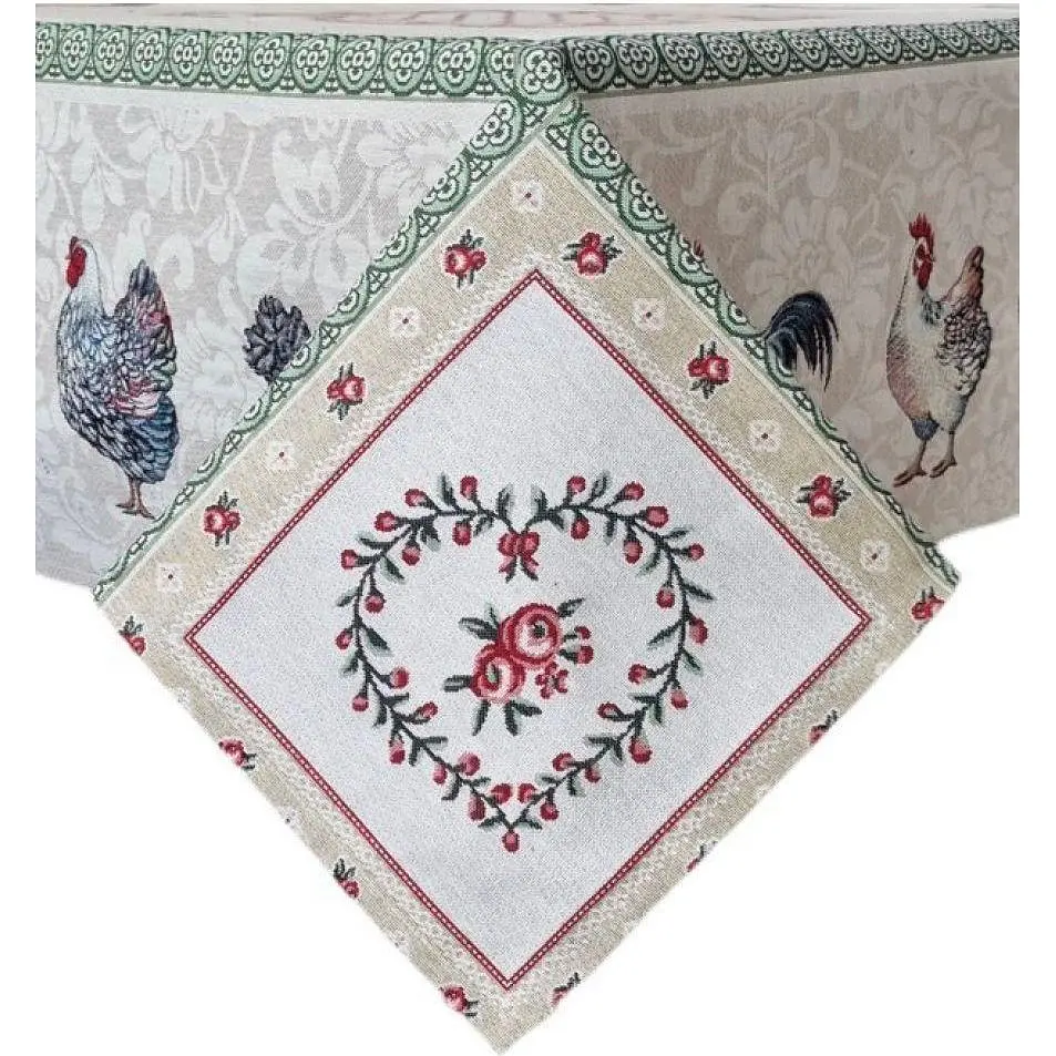 Скатертина Прованс Курочки 135х240 см (25993) - фото 2