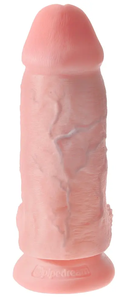 Фаллоимитатор King Cock Chubby Light 24.5 см телесный - фото 3