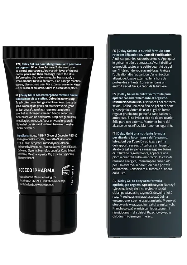 Пролонгатор Cobeco CoolMann Delay Gel, 40 мл - фото 3