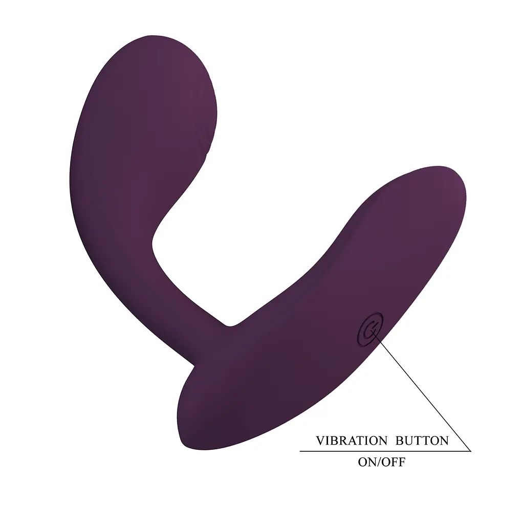 Вібратор PRETTY LOVE Baird Purple, 12 vibration функцій Mobile APP Long-distance Control PRETTY LOVE BI-014992HP-1 98758 - фото 6