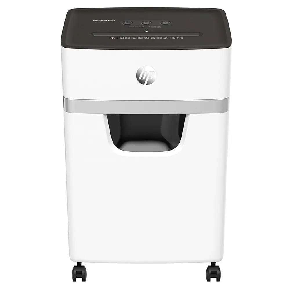 Знищувач документів HP OneShred 10MC, A4, 80g х 10 листів, 2*15, 20 л., P-5 - фото 2