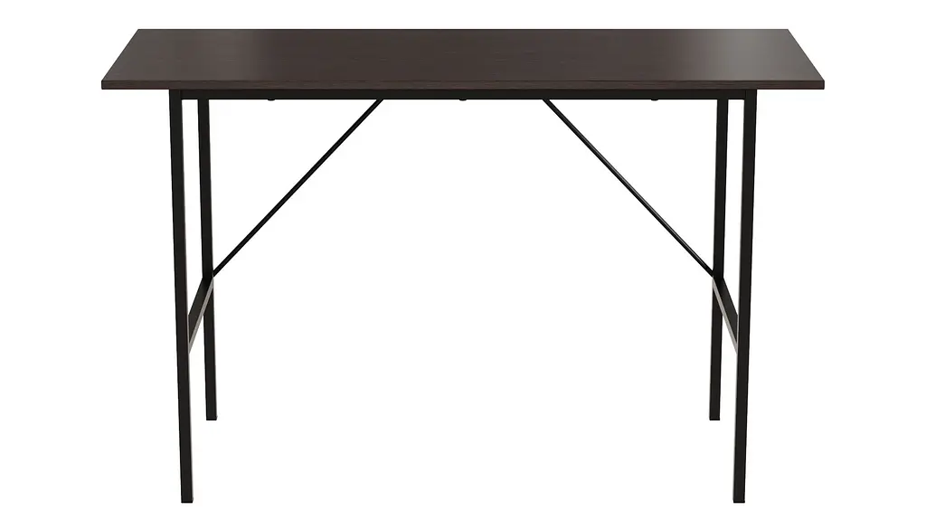 Стіл письмовий Line Тайм Ferrum-decor 750x1200x500 Чорний метал ДСП Венге Магія 16 мм (FRD-106161) - фото 5