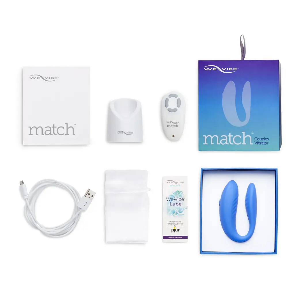 Вібратор для пар We-Vibe Match з пультом ДК - фото 13