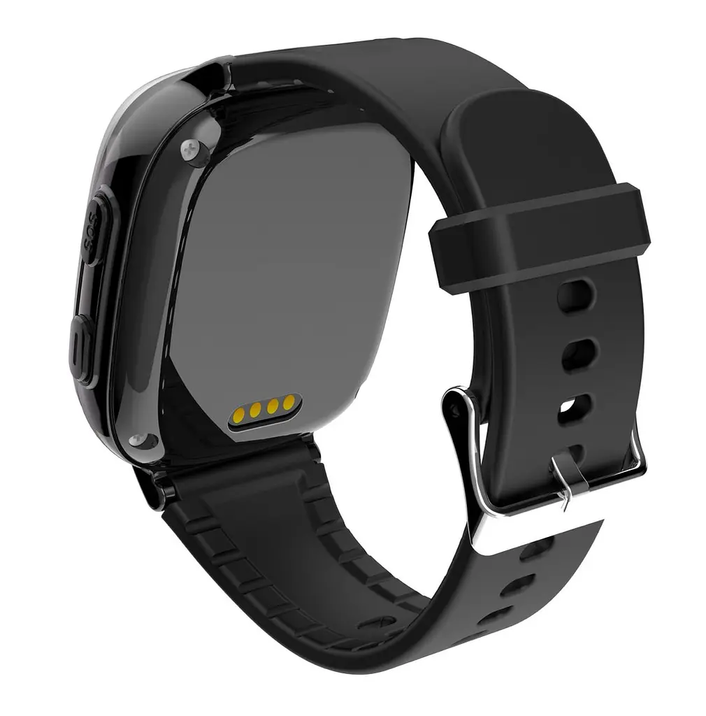 Дитячий смарт годинник Lemfo D-02 з GPS трекером, 4G SIM-картою, HD відеодзвінками, камерою, прослуховуванням та кнопкою SOS Чорний - фото 2
