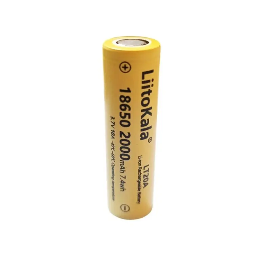 Акумуляторна батарея LiitoKala LT20A 18650 3.7V 2000mAh - фото 2