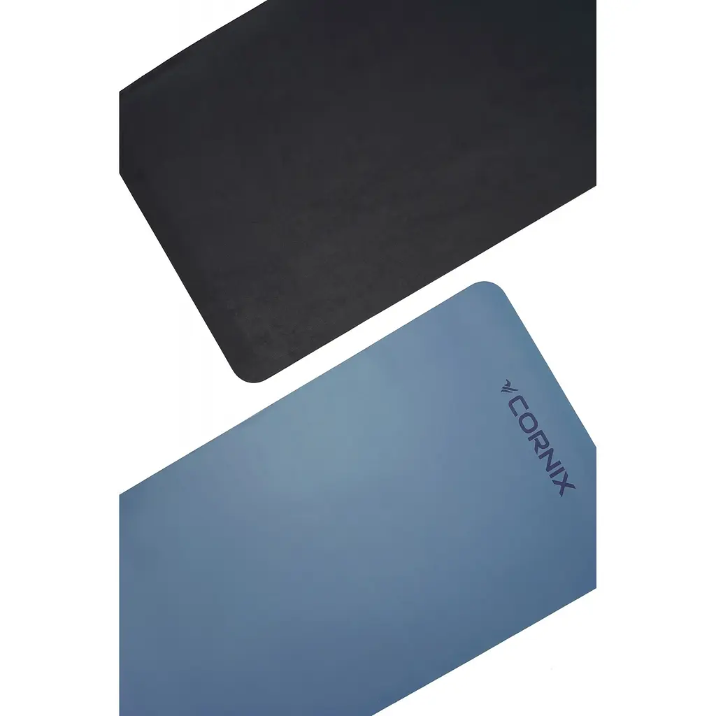 Килимок спортивний Cornix PU 183 x 68 x 0.4 см для йоги та фітнесу XR-0319 Blue - фото 2