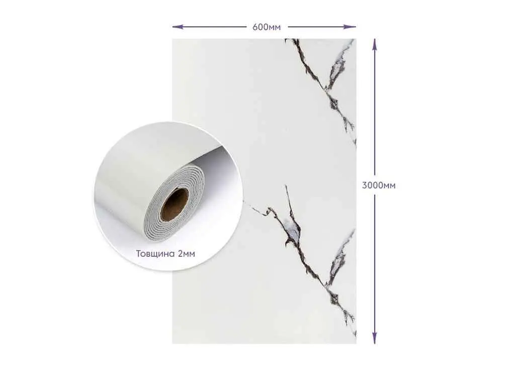 Самоклеюча PET плитка в рулоні STICKER WALL 600 * 3000 * 2мм SW-00002978 - фото 4