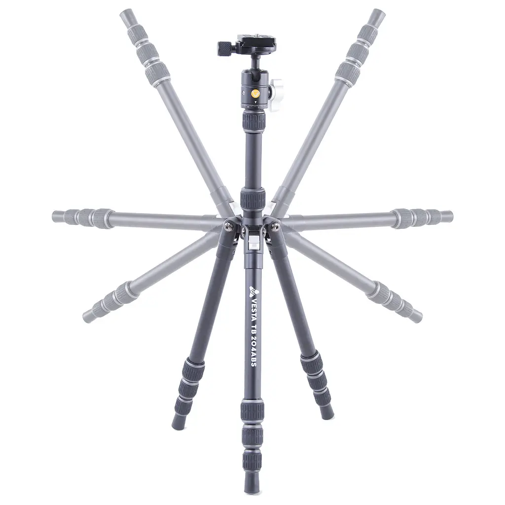 Штатив Vanguard Vesta TB 204ABS (Vesta TB 204ABS), Чорний - фото 2