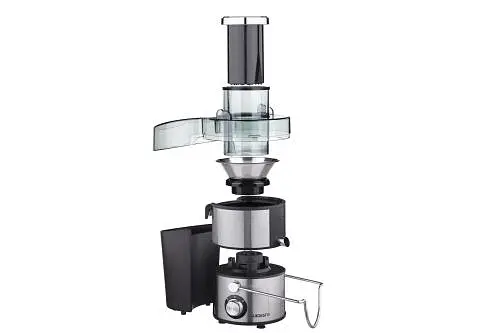 Соковыжималка Ardesto JEG-1000, Black/Silver, 1000W, центробежная, 2 режима, емкость для сока 500 мл, резервуар для жмыха 1.5 л, защита от перегрева - фото 3
