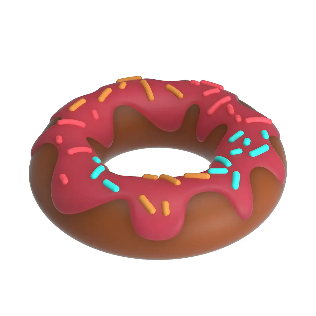 Ерекційне кільце Pretty Love Berry Super Donut різнобарвне - фото 5