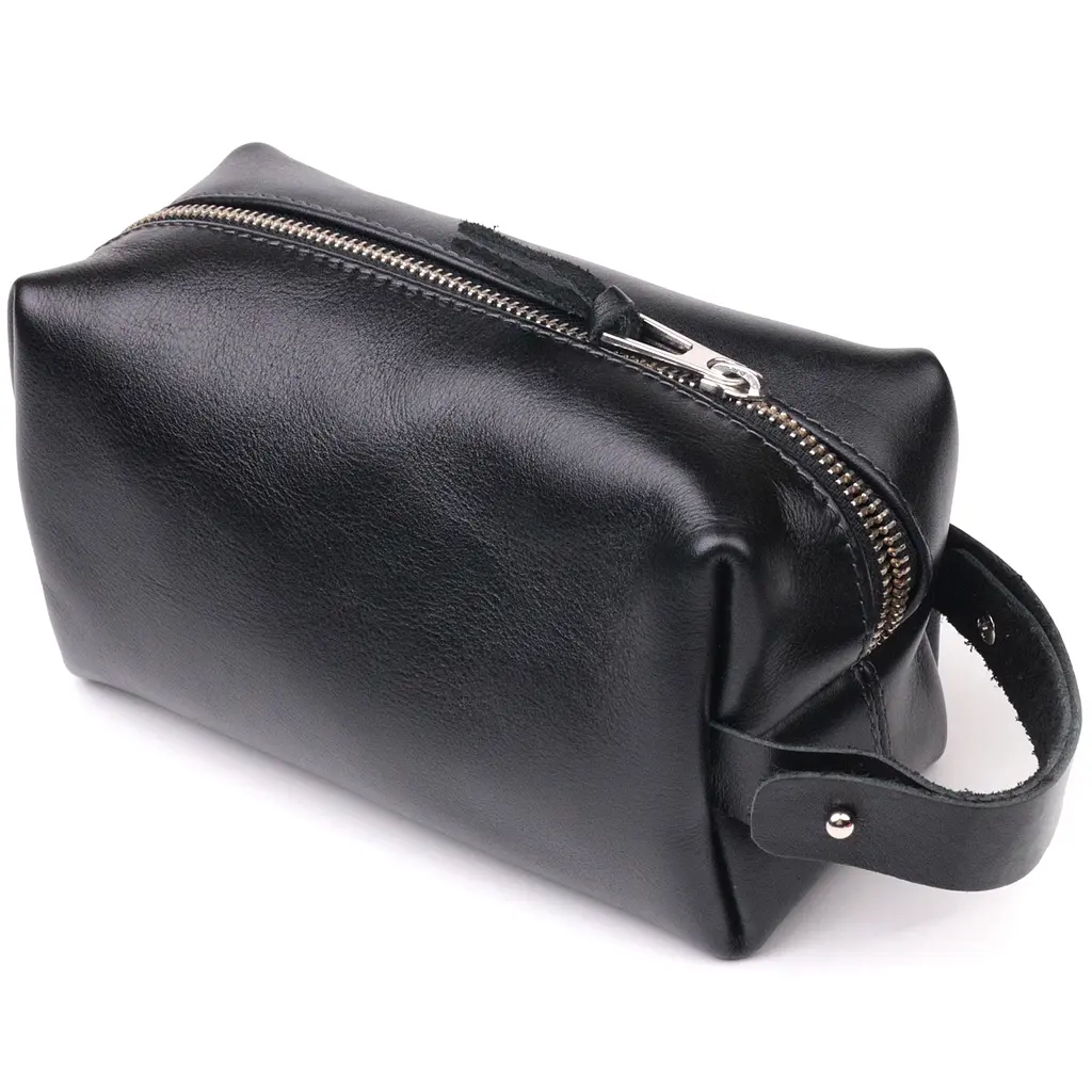 Кожаная косметичка мужская GRANDE PELLE 18.5х10х9 см sum0020991 - фото 2