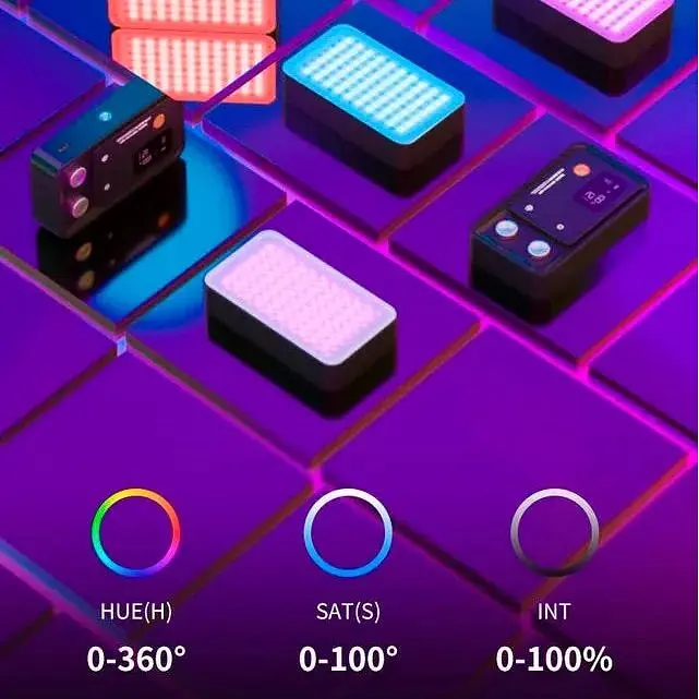 Накамерный свет Telesin TE-RGB-001 [91414] - фото 9