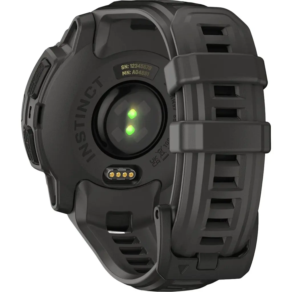 Смарт-годинник Garmin Instinct E 45mm Black with Charcoal Band (010-02933-00) [125567] - фото 4