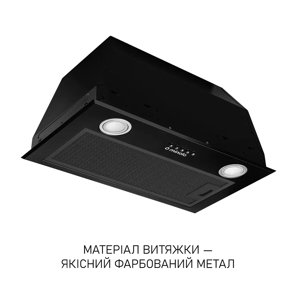 Витяжка повновбудована Minola HBI 5722 BLF 1200 LED - фото 2