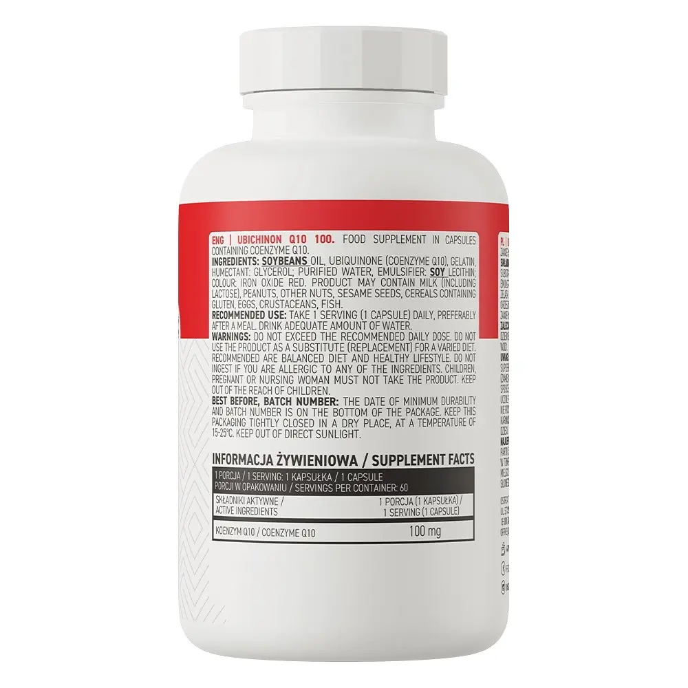 Вітамін OstroVit Ubichinon Coenzyme Q10 100 60 капсул - фото 3