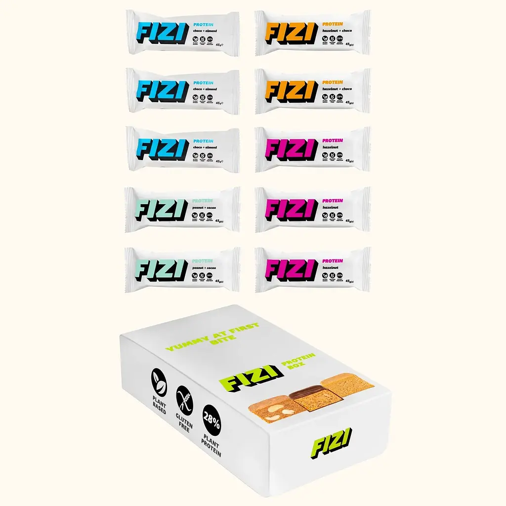 Набір протеїнових батончиків Fizi Protein box 10 шт. - фото 3