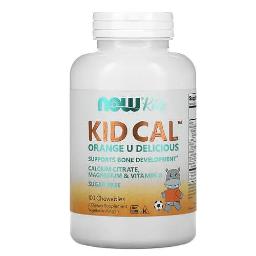 Кальций для детей Kid Cal 100 Chewables NOW vit0005773