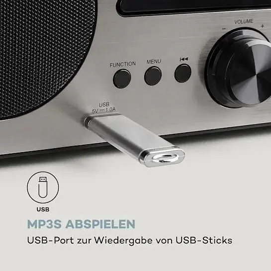 Компактная стереосистема Auna Harvard (10031949) - фото 5