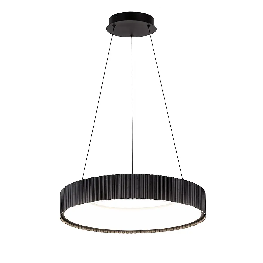 Люстра стельова LED Levistella 781P3165 (500) BK, 74W, 3000-6000K, чорний метал, сучасний стиль для дому - фото 2