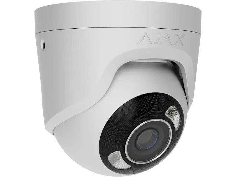 IP-камера відеоспостереження Ajax TurretCam HL 8MP 2.8mm White (000059518) - фото 2