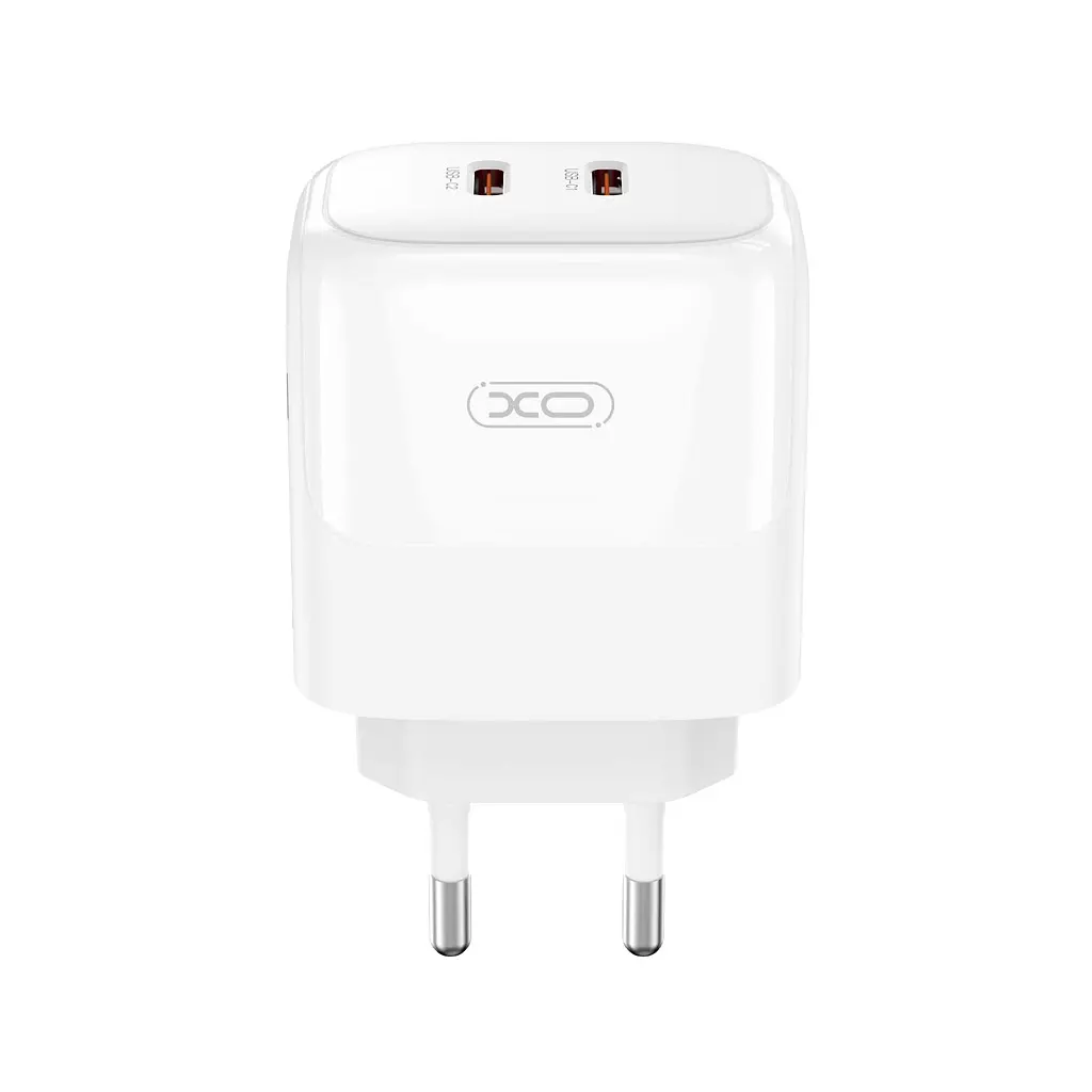 Зарядний пристрій XO L140 35 Вт 2xUSB-C PD білий (L140_White) - фото 3