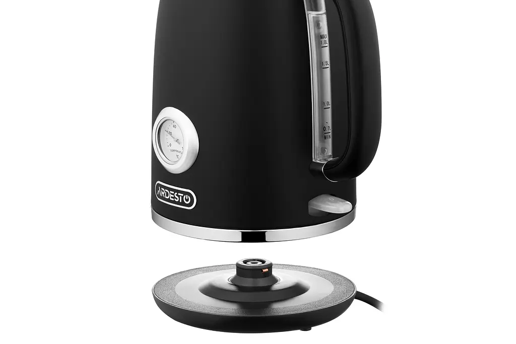Ardesto Електрочайник EKL-F410BG 1.8 л 2200 Вт strix контроль нерж. сталь індикатор температури чорний - фото 7