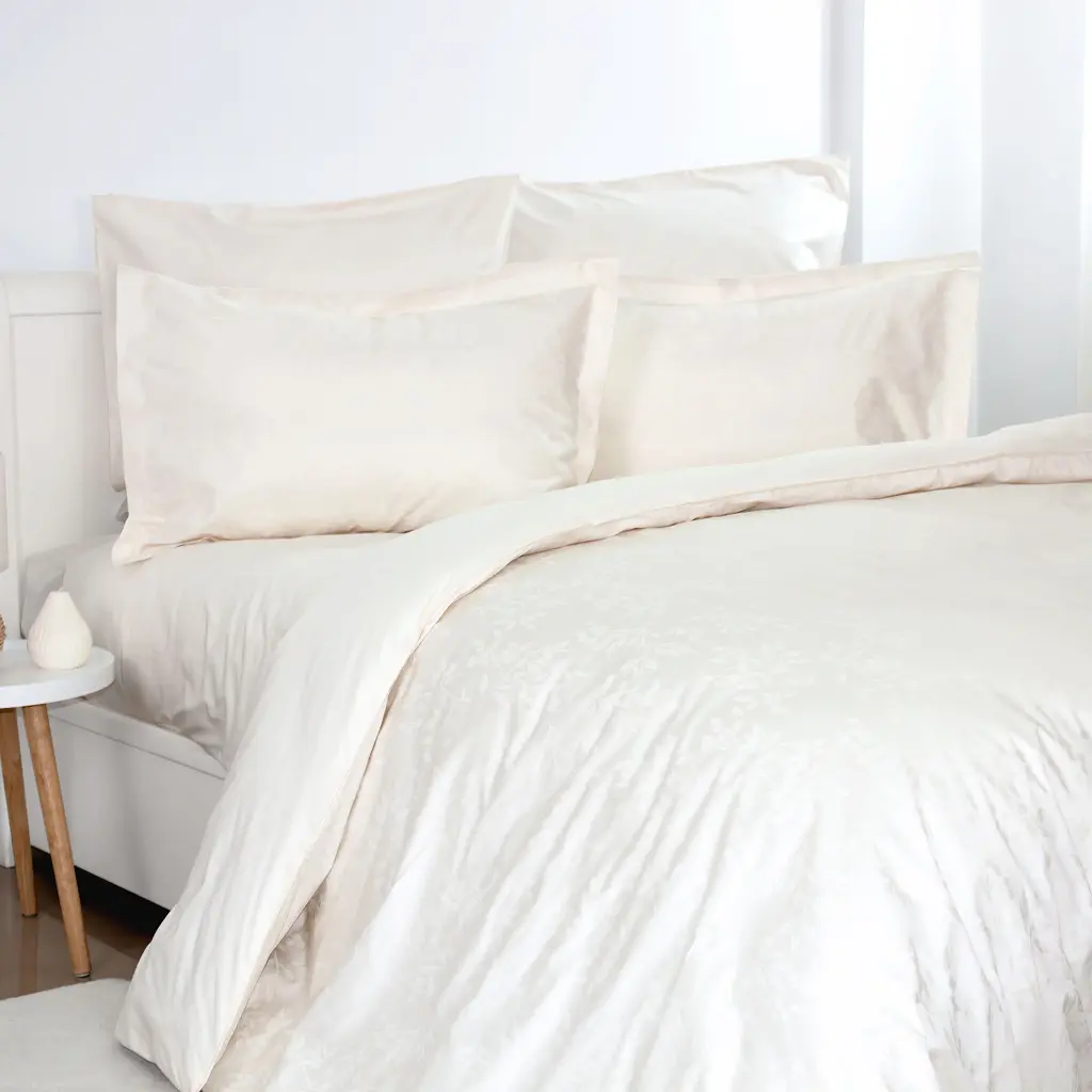 Комплект постільної білизни ТЕП Grace Jacquard Milky євро (2-04547_31835) - фото 2