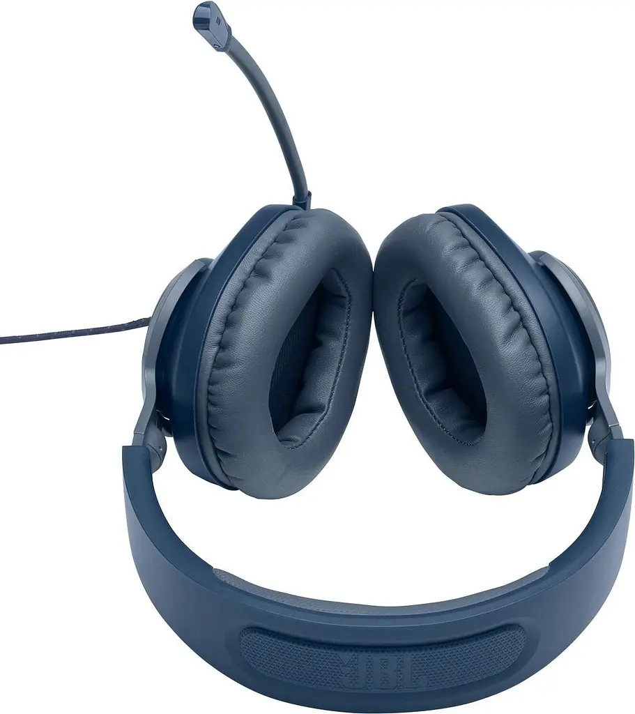 Наушники JBL QUANTUM 100 Mic Blue (JBLQUANTUM100BLU) - фото 4