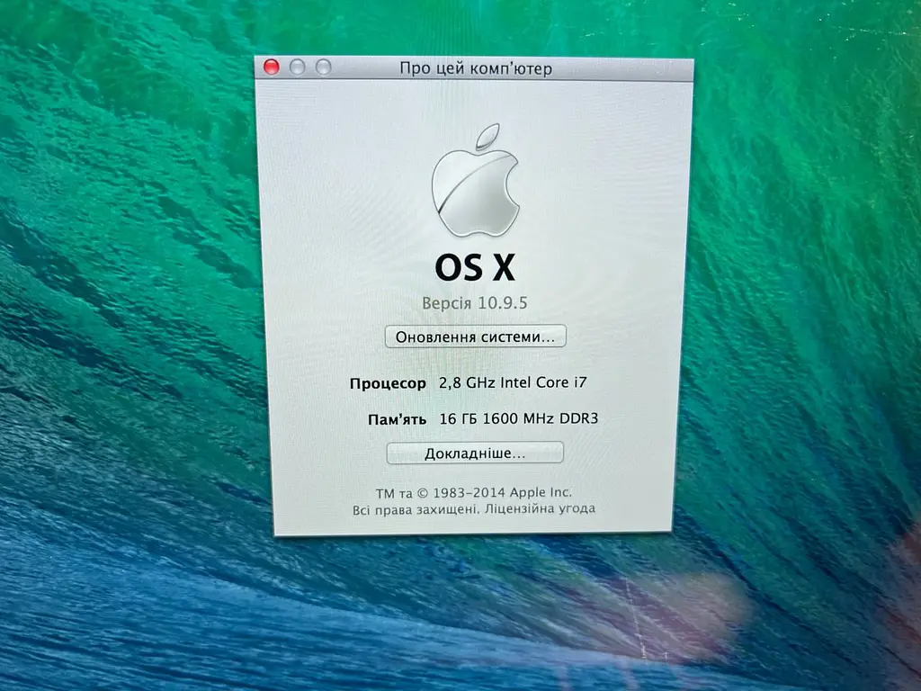 Б/в Ноутбук Apple MacBook Pro 13" 2014 A1502 i7-4558U/16/256 (C02MQ1MDFH04) - фото 9